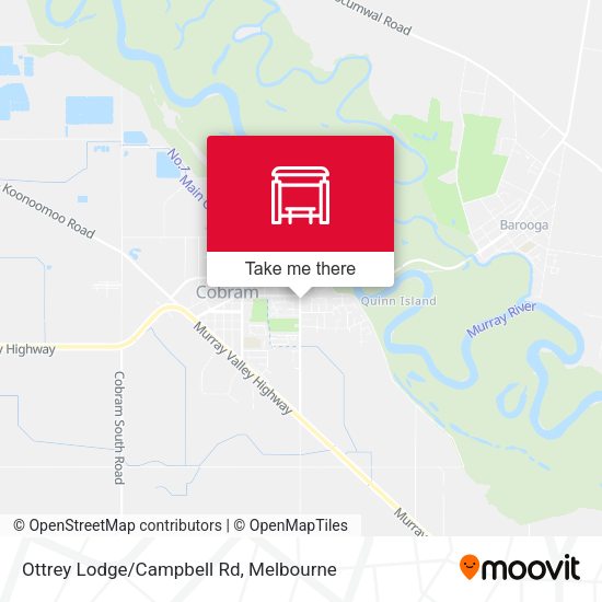 Ottrey Lodge/Campbell Rd map