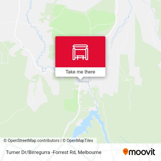 Turner Dr / Birregurra -Forrest Rd map