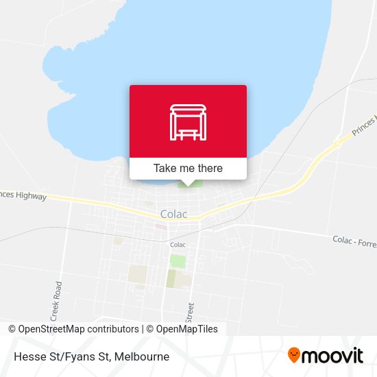 Hesse St/Fyans St map