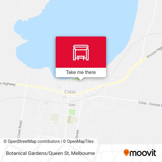 Botanical Gardens/Queen St map