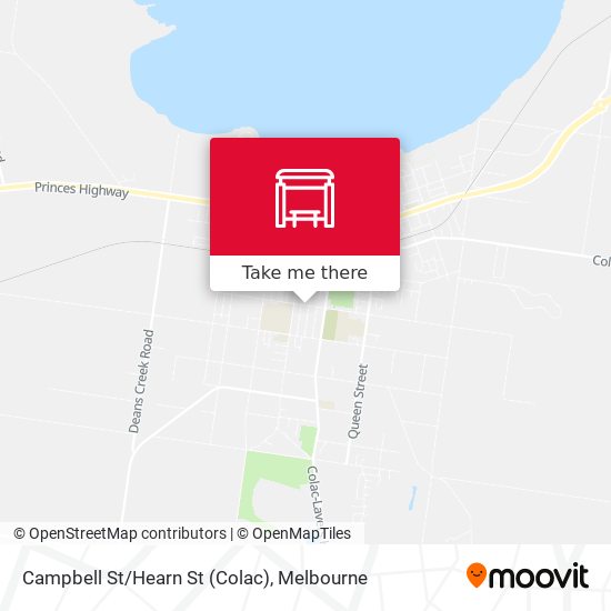 Campbell St/Hearn St (Colac) map