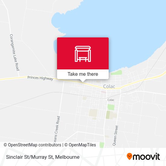 Sinclair St/Murray St map
