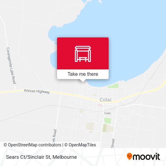 Sears Ct/Sinclair St map
