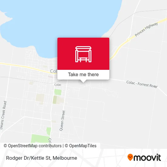 Mapa Rodger Dr/Kettle St