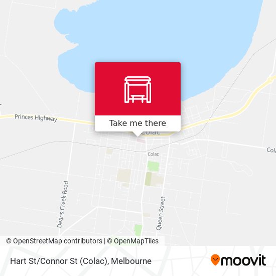 Hart St/Connor St (Colac) map