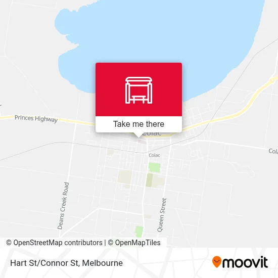 Mapa Hart St/Connor St