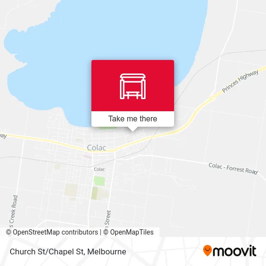 Mapa Church St/Chapel St