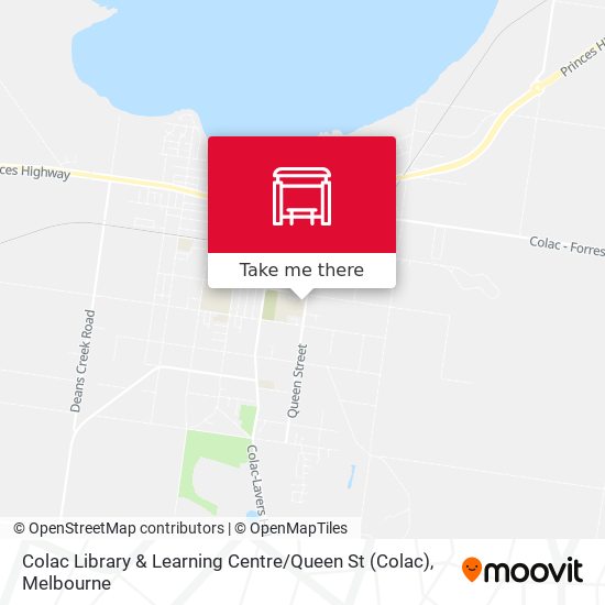 Colac Library & Learning Centre / Queen St map