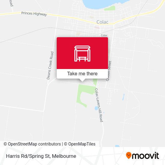 Harris Rd/Spring St map