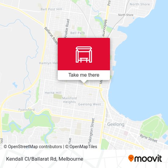 Kendall Cl/Ballarat Rd map