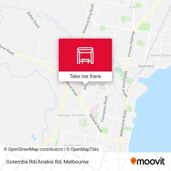 Gotemba Rd/Anakie Rd map