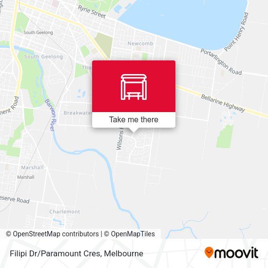 Filipi Dr/Paramount Cres map
