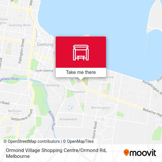 Ormond Village Shopping Centre / Ormond Rd map