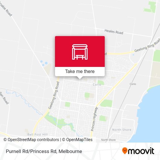 Purnell Rd/Princess Rd map