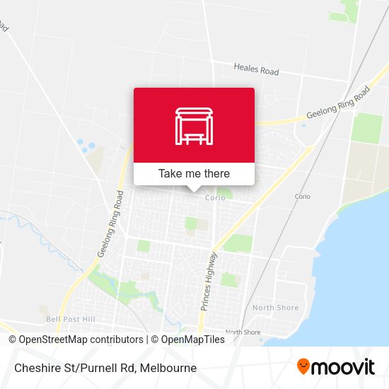 Cheshire St/Purnell Rd map