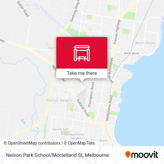 Nelson Park School / Mcclelland St map
