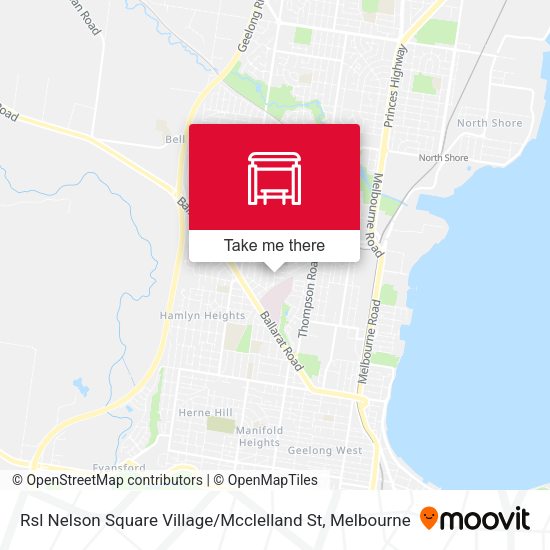 Rsl Nelson Square Village / Mcclelland St map
