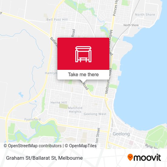 Graham St/Ballarat St map