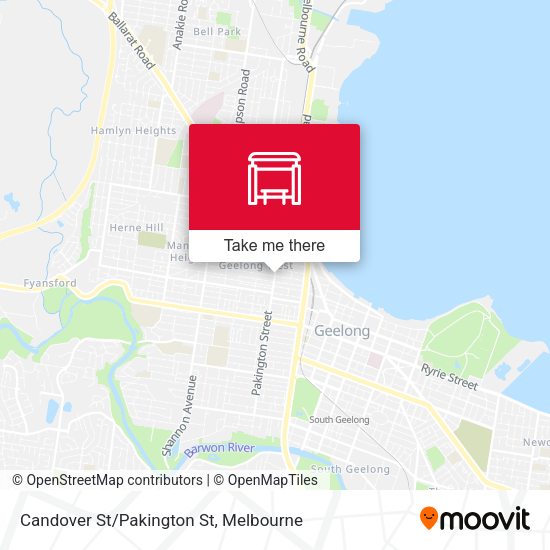 Candover St/Pakington St map