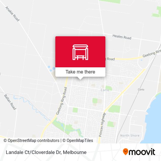 Landale Ct/Cloverdale Dr map
