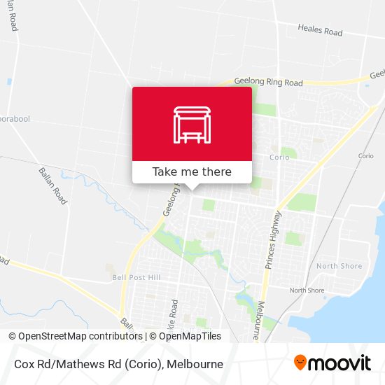 Cox Rd/Mathews Rd (Corio) map