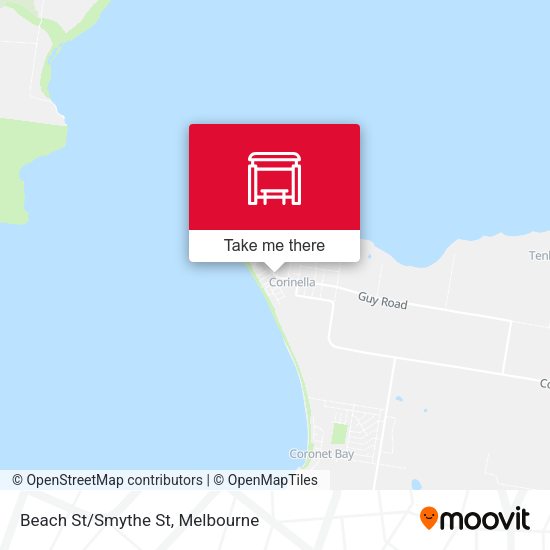 Beach St/Smythe St map