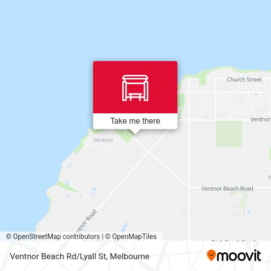 Ventnor Beach Rd/Lyall St map