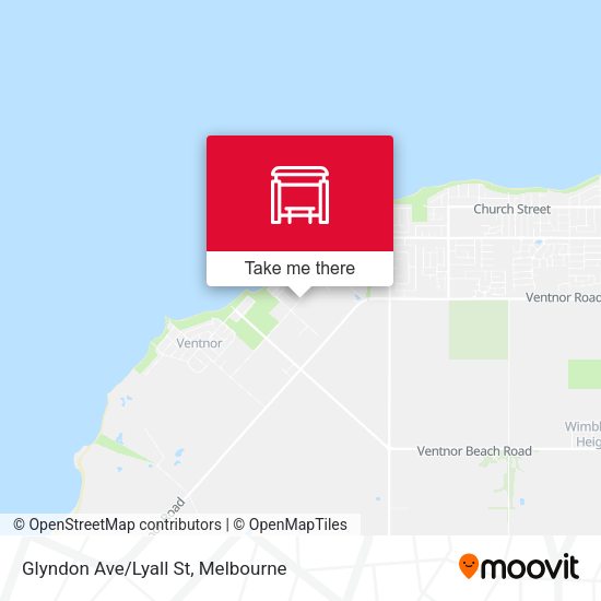 Glyndon Ave/Lyall St map