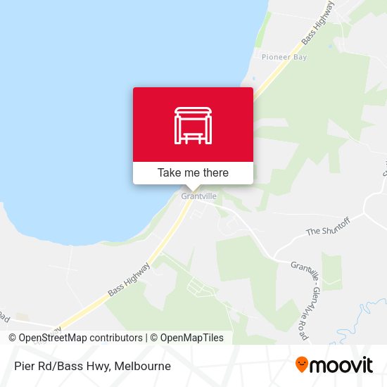 Pier Rd/Bass Hwy map