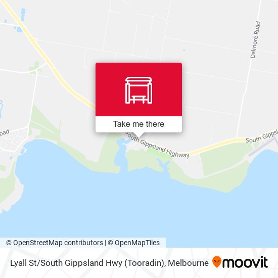 Lyall St / South Gippsland Hwy (Tooradin) map