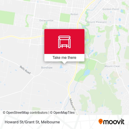 Howard St/Grant St map
