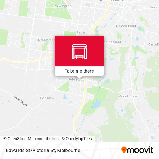 Mapa Edwards St/Victoria St