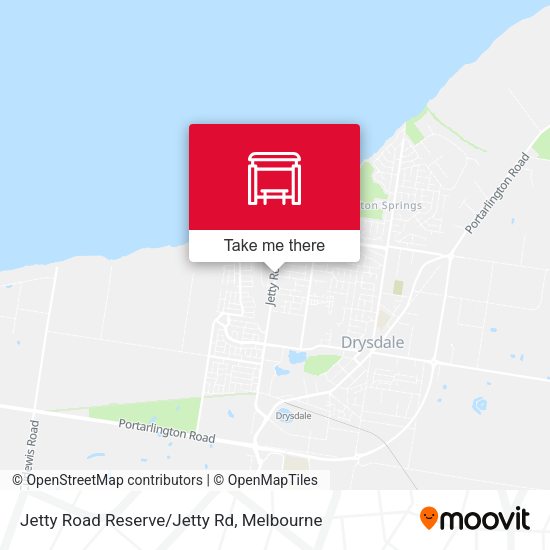 Jetty Road Reserve/Jetty Rd map
