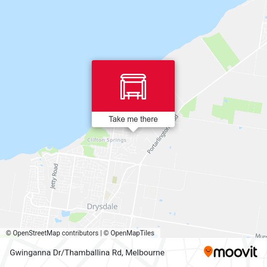 Gwinganna Dr/Thamballina Rd map