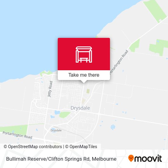 Bullimah Reserve / Clifton Springs Rd map