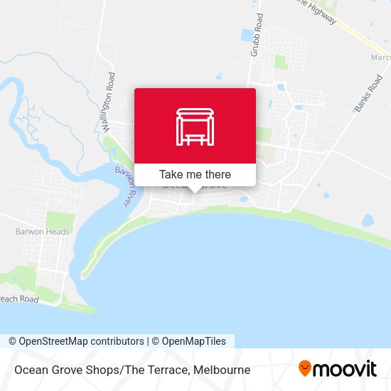 Ocean Grove Shops/The Terrace map