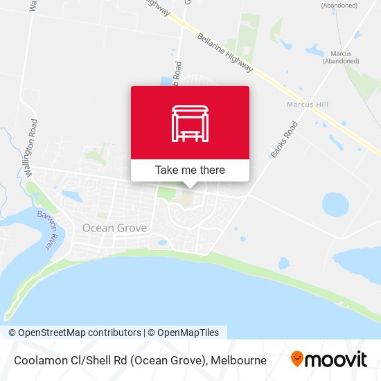 Coolamon Cl / Shell Rd (Ocean Grove) map