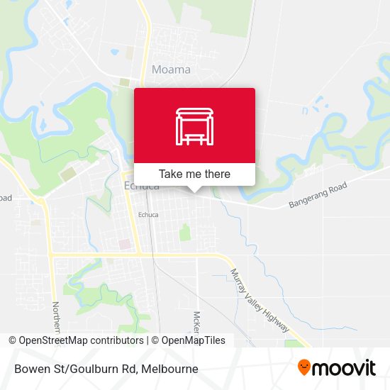 Bowen St/Goulburn Rd map