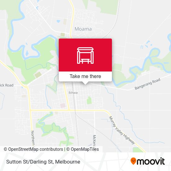Sutton St/Darling St map