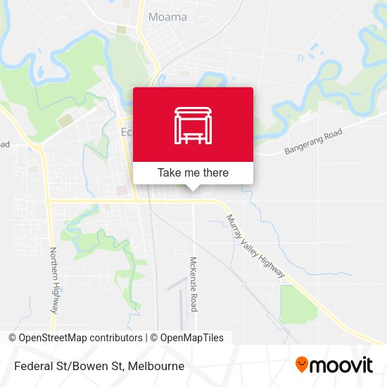 Federal St/Bowen St map