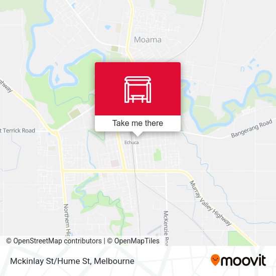 Mckinlay St/Hume St map