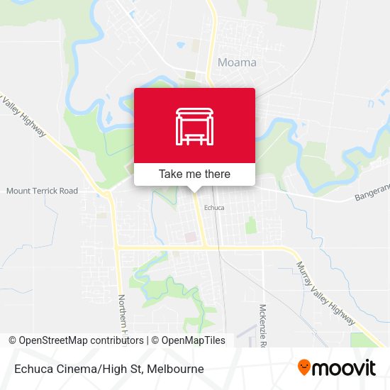 Echuca Cinema/High St map