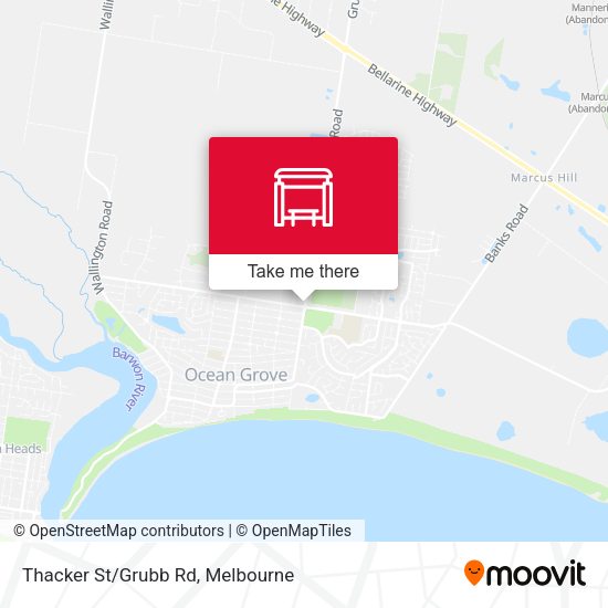 Thacker St/Grubb Rd map