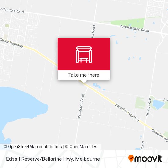 Edsall Reserve/Bellarine Hwy map