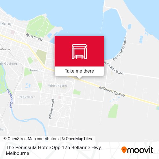 The Peninsula Hotel / Opp 176 Bellarine Hwy map