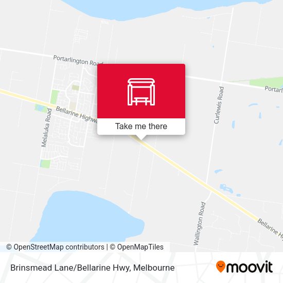 Brinsmead Lane/Bellarine Hwy map