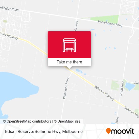 Edsall Reserve/Bellarine Hwy map