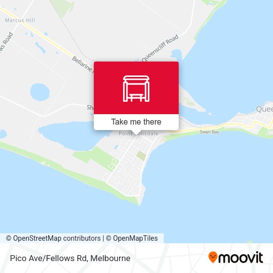 Pico Ave/Fellows Rd map