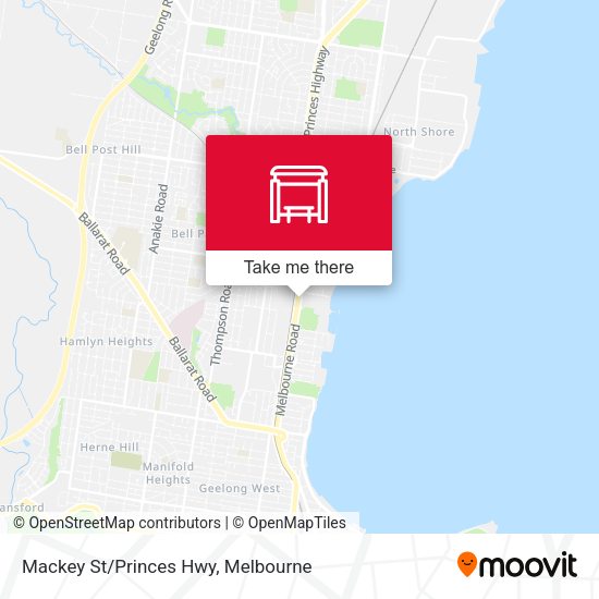 Mackey St/Princes Hwy map