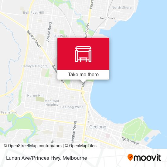 Lunan Ave/Princes Hwy map